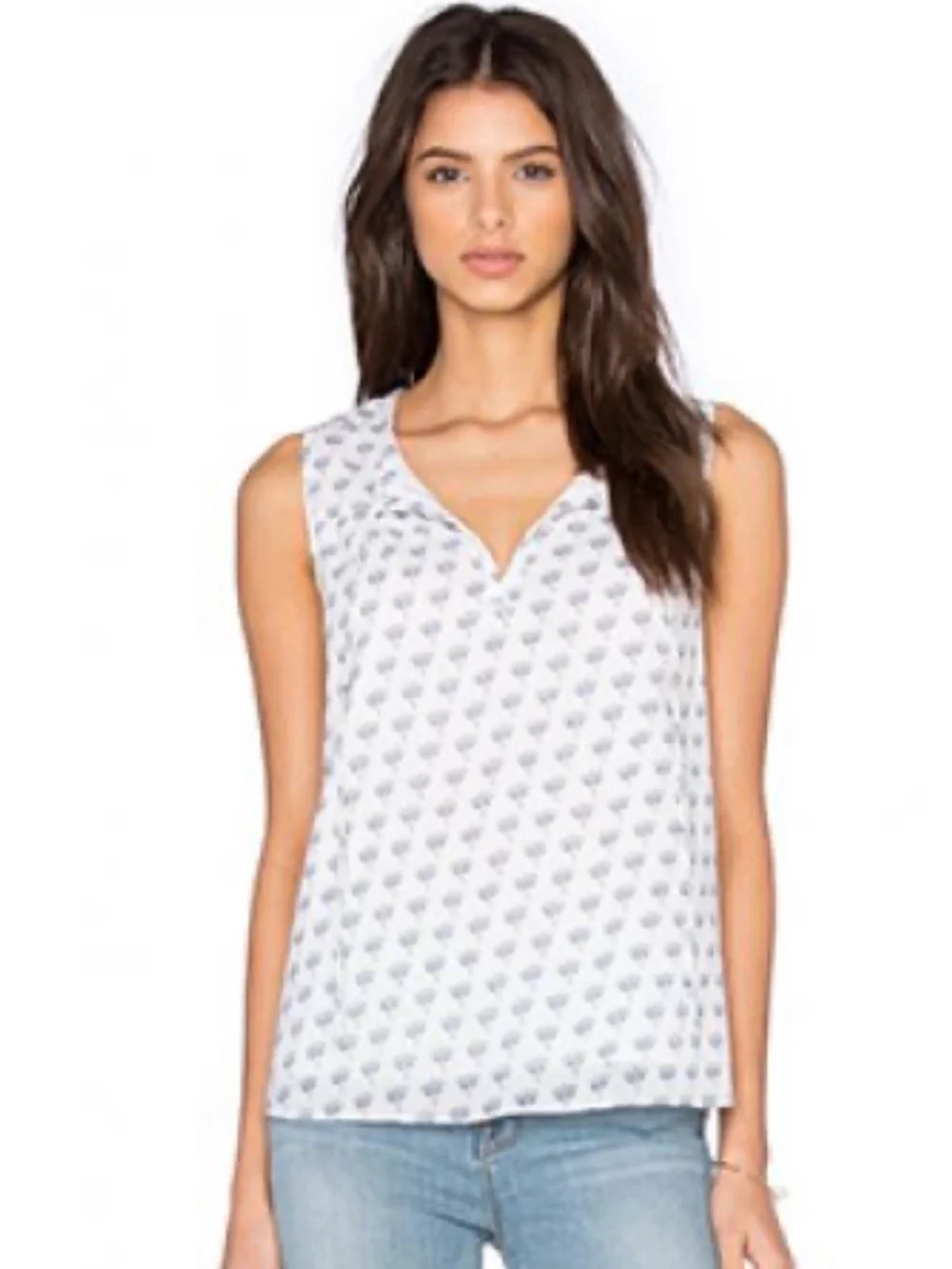 Diane Von Furstenberg Rissa tank sz 2